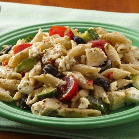 Mediterranean Chicken-Pasta Salad