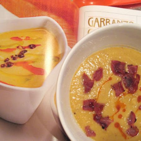 BEAN*****Garbanzo Cream with Ham Cracklings (HF/MP)