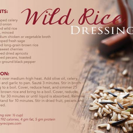 Wild Rice Dressing