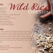 Wild Rice Dressing
