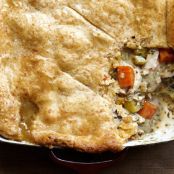 Chicken Potpie With Cheddar Crust