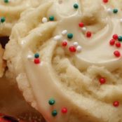 Eggnog Spritz Cookies