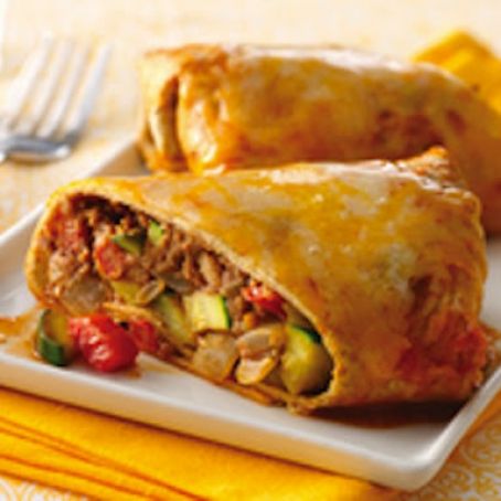 Hungry Girl Adapted Snazzy Smothered Veggie Burritos