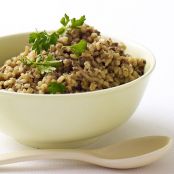 BARLEY WITH MUSHROOMS AND ONIONS