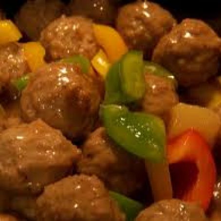 SWEET AND SOUR MEATBALLS