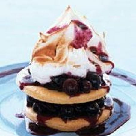 Blueberry Merinuge Tarts
