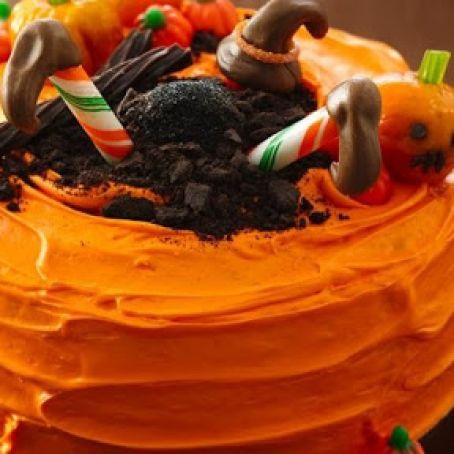Crash Landing Witch Cake