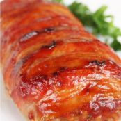 Meat Loaf, Bacon-Wrapped, Glazed