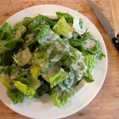 Herbed-Buttermilk Romaine Salad