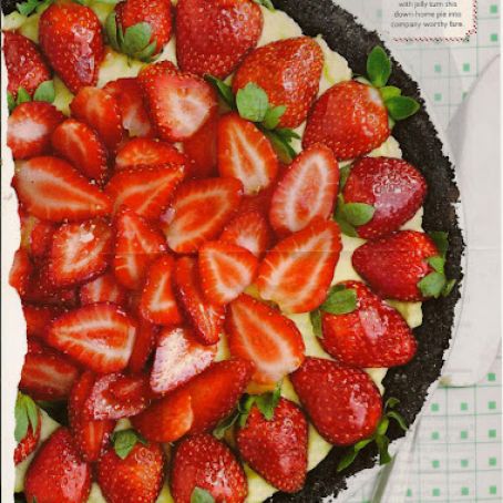 Strawberry Cream Pie