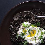 Lentils - Spiced Black with Yogurt and Mint