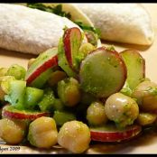Chickpea Salad with Cilantro Dressing