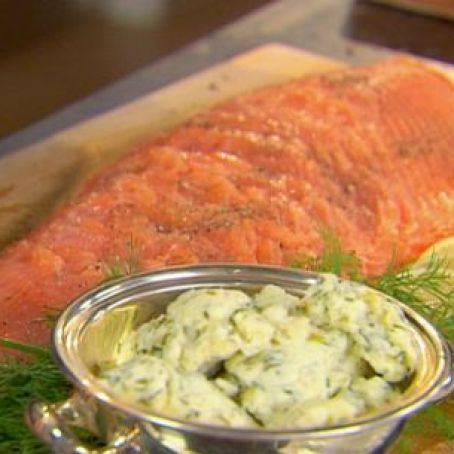 Smoked Salmon and Herb Butter