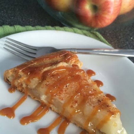 Salted Caramel Apple Cheesecake Gallette