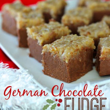German Chocolate Fudge