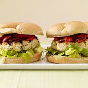 Feta-Stuffed Chicken Burgers