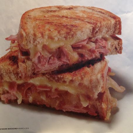Sandwich: Corned Beef Grilled Cheese