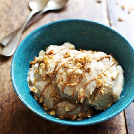 Peanut Butter Banana Ice Cream