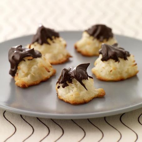 Chocolate Dipped Macaroons