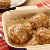 Mustard -n- Maple Syrup Chicken Thighs