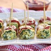 Mini Spinach Lasagna Roll-Ups