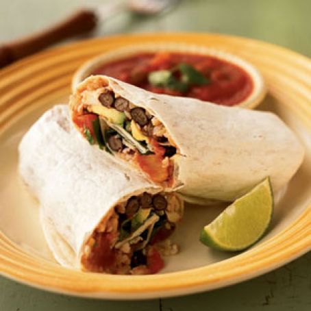 Double-Bean Burritos