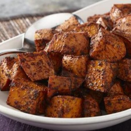 Sweet and Spicy Roasted Sweet Potatoes