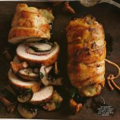 Prosciutto-Stuffed Chicken with Mushroom Sauce