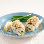 Baked Sole Fillets with Herbs and Bread Crumbs