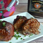 BBQ Onion Meatball Bombs