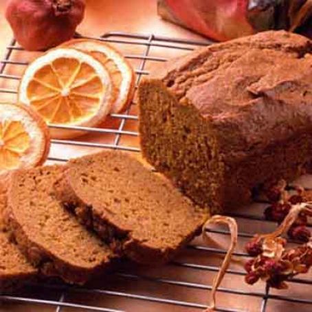 PUMPKIN SPICE QUICK BREAD
