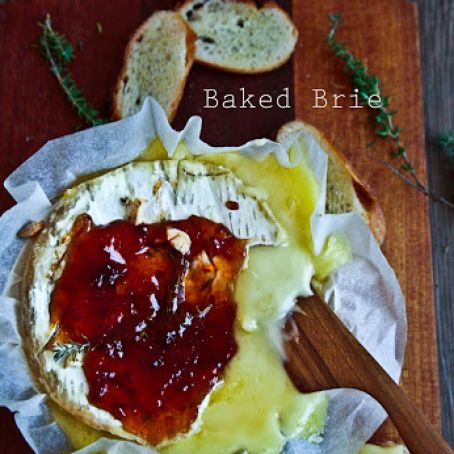 Melted Brie in Crust