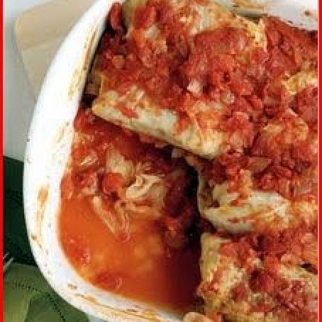 Stuffed Cabbage with Beef and Rice