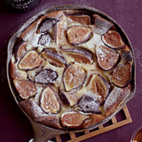 Black Mission Fig Clafoutis