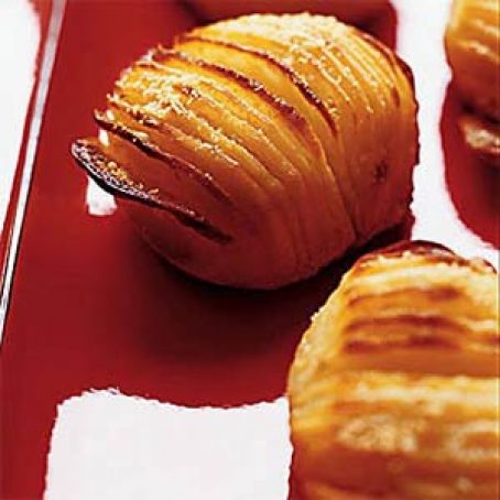 Baked Hasselback Potatoes