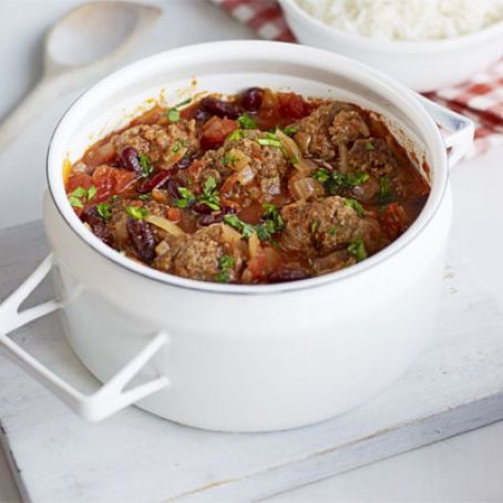 Smoky Mexican meatball stew