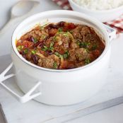 Smoky Mexican meatball stew