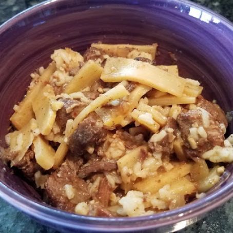 Red Curry Beef with Bamboo Shoots