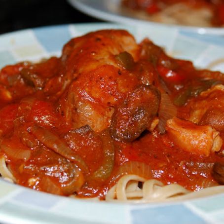 Slow-Cooker Chicken Cacciatore