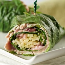 Lettuce Wraps with Turkey & Cranberry-Walnut Mayonnaise