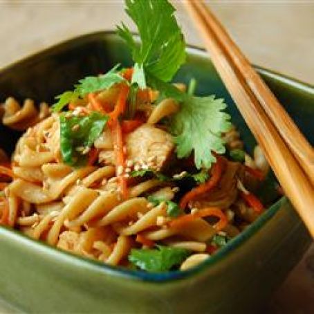 Sesame Pasta Chicken Salad