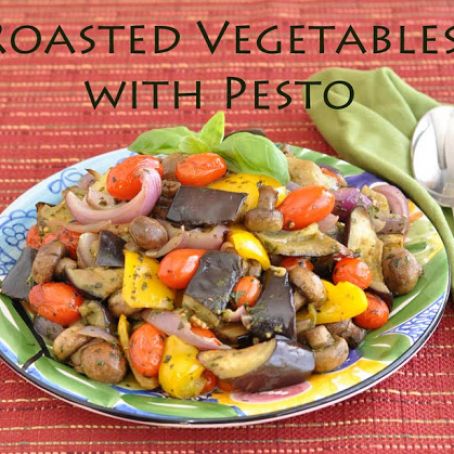 Roasted Vegetables with Pesto