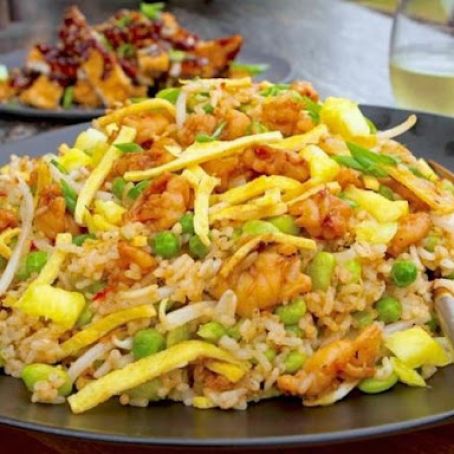 Fried Rice -  Shrimp and Pineapple