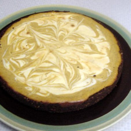 Marbled Pumpkin Cheesecake