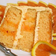 Orange Dreamsicle Layer Cake