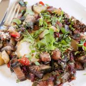 Poached Eggs in Ratatouille