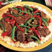Stove Top Steak and Peppers