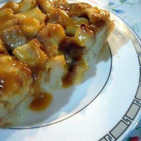 Caramel Bread Pudding with Creamy Caramel Sauce