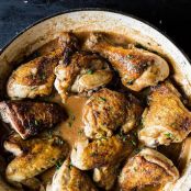 Chicken in Red Wine Vinegar Sauce