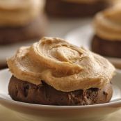 Chocolate Peanut Butter Cloud Cookies